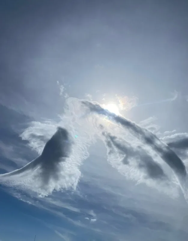 Núi Bà Đen tiếp tục gây bão vì hiện tượng mây cá chép hóa rồng
